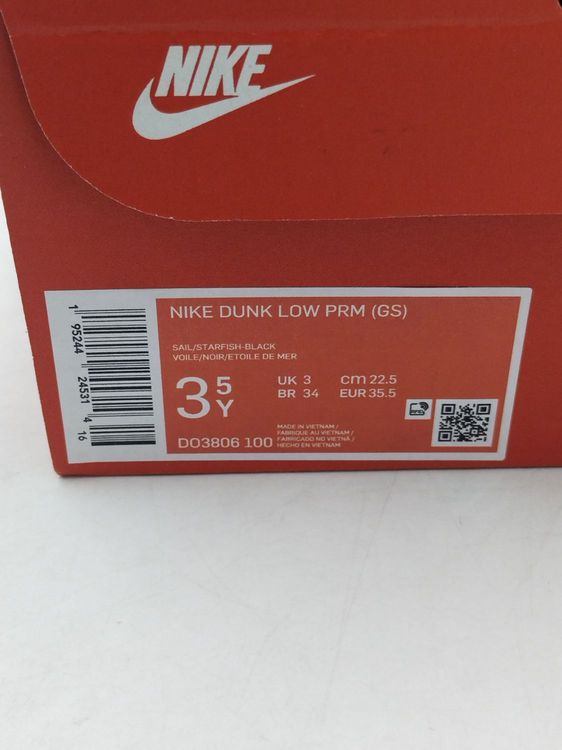 Nike Size 6 GS Dunk Low Halloween Orange Black 2021 PRM DO3806-100