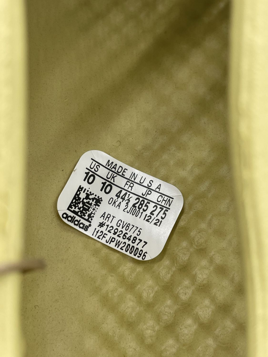 Adidas Yeezy Foam RNNR Sulfur AfterMarket