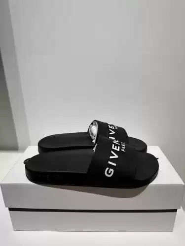 Givenchy Slide Flat Sandals Neon Pink | AfterMarket